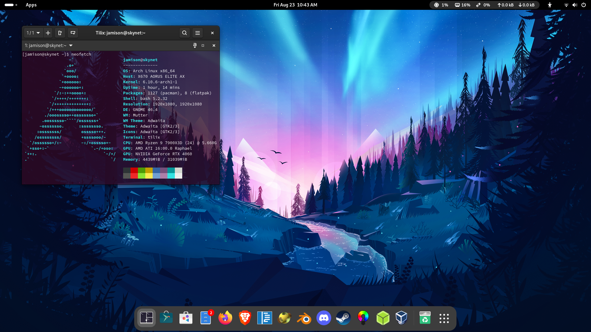 The coolest Arch Linux desktop setup